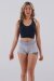 Juicee Peach Shorts Reversibile Argento Grigio