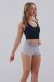 Juicee Peach Shorts Reversibile Argento Grigio