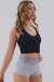 Juicee Peach Shorts Reversibile Argento Grigio