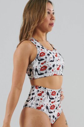 Juicee Peach Top Anna Lipstick & Heels XS