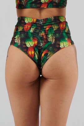 Juicee Peach Shorts a Vita Alta Brazils Boho Feathers