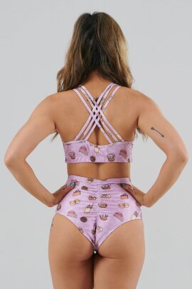 Juicee Peach Shorts a Vita Alta Brazils Just Desserts XS