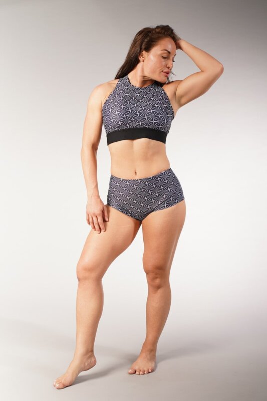 Off the Pole Shorts Essential Illusion Print