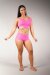 Off the Pole Top Halo Rosa Shocking