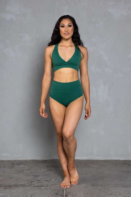 AMBR Designs Top Halter Corto Envy L