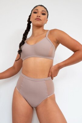 Lunalae Bellani Shorts a Vita Alta Moka L
