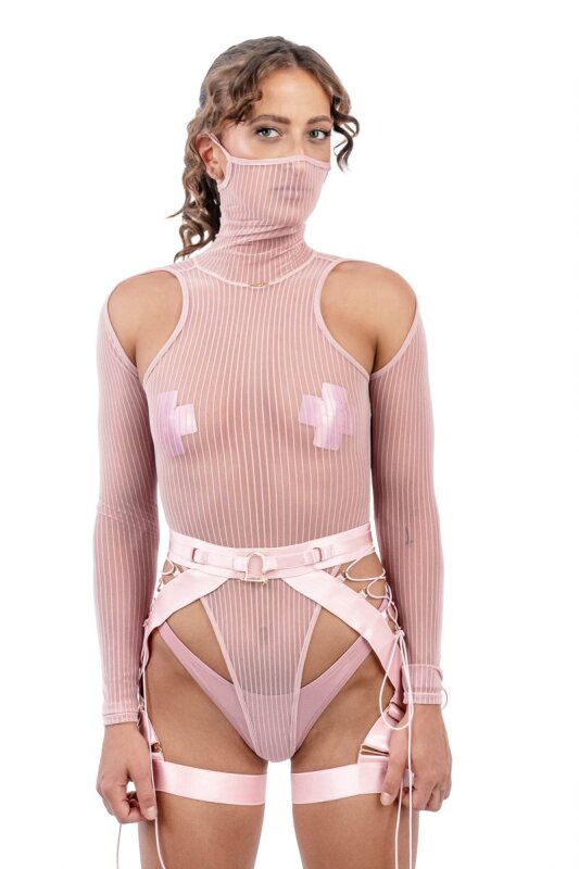 Naughty Thoughts Body Trasparente Rosa