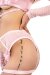 Naughty Thoughts Reggicalze - Trasparente Rosa M
