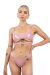 Naughty Thoughts Sinner Tanga in Vinile Rosa XS