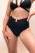 Lunalae Jemma Shorts a Vita Alta Nero XS