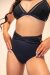 Lunalae Daisy Shorts a Vita Alta Nero XS