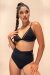 Lunalae Daisy Shorts a Vita Alta Nero S