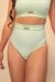 Lunalae Venus Shorts a Vita Alta Verde Chiaro XS