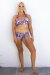 AMBR Designs Bikini Shorts Aloha Reversibile M