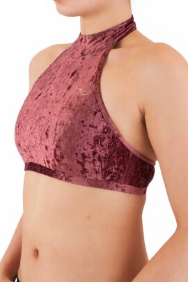 Dragonfly Top Lisette Velluto Amaranto L