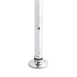 X-Pole Palo da Competizione Acciaio Inossidabile Diametro 45 mm Altezza 3,23 m a 3,32 m con Sistema X-Lock