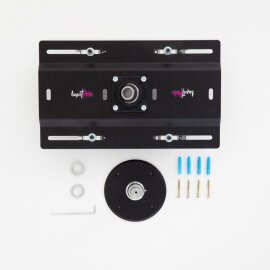 Lupit Pole IPSF Palo da Competizione Ottone 45 mm con Supporto a Traversa senza Sistema Quick-Lock 4,14 m