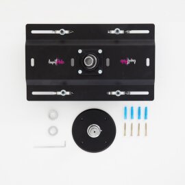 Lupit Pole IPSF Palo da Competizione Acciaio Inossidabile 45 mm con Supporto a Traversa senza Sistema Quick-Lock 4,14 m