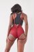 Lunalae Zena Shorts Giarrettiera Vino XS