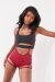 Lunalae Zena Shorts Giarrettiera Vino XS
