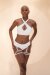 Lunalae Olivia Shorts a Vita Bassa Bianco S