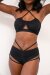Lunalae Jasmine Shorts a Vita Bassa Nero