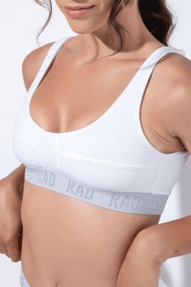 RAD Top Atlantida Glitter Bianco