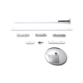 X-Pole XPert PRO (PX) Verniciato a Polvere Bianco 40 mm 1,91 m - 2,15 m