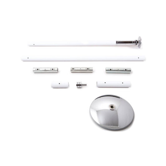 X-Pole XPert PRO (PX) Verniciato a Polvere Bianco 45 mm 1,91 m - 2,15 m