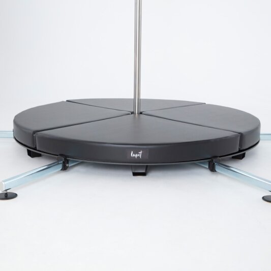 Tappetino da Pole Dance per Palo Lupit STANDARD per Palchi Ø 160 cm Nero