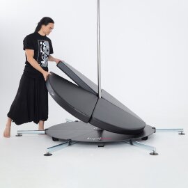 Tappetino da Pole Dance per Palo Lupit STANDARD per Palchi Ø 160 cm Nero