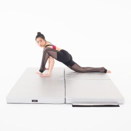 Tappetino da Pole Dance per Palo Lupit PREMIUM Multiuso Quadrato 150 cm Argento