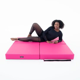 Tappetino da Pole Dance per Palo Lupit PREMIUM Multiuso Quadrato 150 cm Rosa