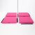 Tappetino da Pole Dance per Palo Lupit PREMIUM Multiuso Quadrato 150 cm Rosa