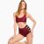 Paradise Chick Shorts a Vita Alta Cherry Strisce