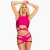 Paradise Chick Miami Shorts Giarrettiera Berry M