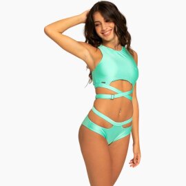 Paradise Chick Shorts Miami Lime