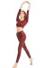 Paradise Chick Leggings Superhero Sticky V-String Leopardato Cherry