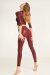 Paradise Chick Leggings Superhero Sticky V-String Leopardato Cherry S