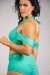 Off the Pole Top Esmeralda Aqua Verde XL