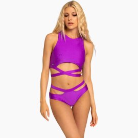 Paradise Chick Shorts Miami Grape