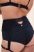 Lunalae Cora Shorts a Vita Alta Nero XS