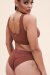 Lunalae Top Gaby Senza Cuciture Marrone