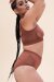 Lunalae Top Gaby Senza Cuciture Marrone S