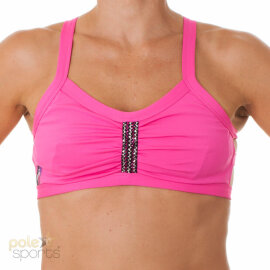 PoleFit Top Bondage XS Rosa shocking