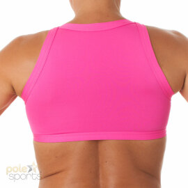 PoleFit Top Corto Accollato XS Rosa shocking