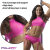 PoleFit Top Corto Accollato XS Rosa shocking