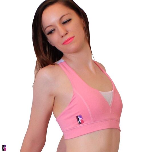 PoleFit Dahlias Peak Top Rosa Polvere L