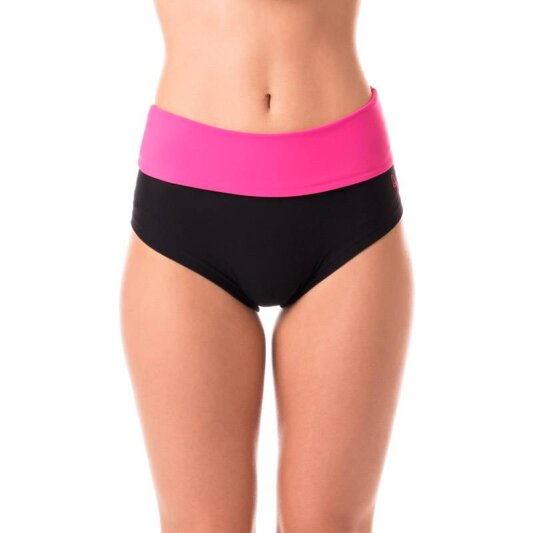 Dragonfly Betty Shorts a Vita Alta XS Nero / Rosa Acceso