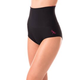 Dragonfly Betty Shorts a Vita Alta S Nero / Rosa Acceso